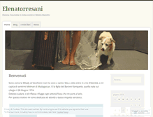 Tablet Screenshot of elenatorresani.com